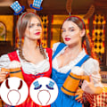 Miniatyrbillede 4 af 5: 4 stk. Oktoberfest ølkrus hatte, pandebånd Oktoberfest, velegnet