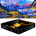 Miniatyrbild 3 av 8: X99 MAX+S905X3 Internet TV-box för Android 9.0 System Dubbelfrekvens WIFI 1000MB 8K4+128GB EU-kontakt