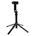 Miniatyrbillede 2 af 8: P135 Quadripod Hylde Bluetooth Selfie Stick 1,35m 53 Tommer Aluminiumlegering Mobiltelefon Universal Selfie Stick med Fjernbetjening Sort