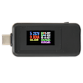 Miniatyrbilde 2 av 8: USB-tester i sanntid med IPS HD-skjerm, høy nøyaktighet, lagring av strømforbruk, USB-spenningsmåler