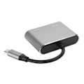 Pikkukuva 3 / 5: Adapter TypeC Hub VGA HDMI DVI Displayport/3.1 Ethernet Converter Dock 4K resoluutio (harmaa)