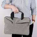 Miniatyrbillede 4 af 5: 15,5 tommer Unisex bærbar computer håndtaske enkelt skulder crossbody taske mappe