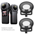 Pikkukuva 8 / 8: Kaksoisobjektiivin suojukset Insta 360 One RS -panoraamalinssiin, toimintakameran lisävarusteet