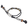 Miniatyrbilde 5 av 5: Lærperle armbånd håndleddsstropp Retro flettet armbåndserstatning for Fitbit Inspire