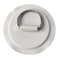 Miniatyrbillede 4 af 8: 2 stk oppustelig båd kajak D-ring pude lap PVC marine rustfrit stål fast spænde (grå)