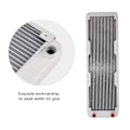 Miniatyrbild 4 av 5: Aluminium Radiator Värmeväxlare Dator Vattenkylning Vätskekylare Vit (360mm)