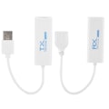 Pikkukuva 4 / 5: USB 2.0 200M Extender RJ45 Ethernet-jatkokaapeli Verkkokaapeliadapteri