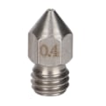 Miniatyrbillede 3 af 5: 10 stk. 3D-printerdyser MK8 rustfrit stål 1,75 mm ekstruder printhoveddele tilbehør