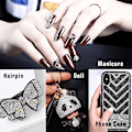 Miniatyrbilde 5 av 5: Flatback krystaller Rhinestones Gems for Nails Art Klær