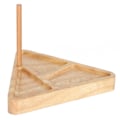 Miniatyrbild 3 av 5: Träpärlbricka Pärlplatta Triangulär för DIY Smyckestillverkning Vävning Massivt Trä Vävstol Kit
