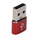 Pikkukuva 8 / 8: 3 kpl USB 2.0 uros-uros-liitäntä Metalli USB-uros-uros-liitäntä kannettavalle tietokoneelle ja matkapuhelimelle (Punainen)