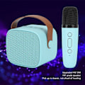 Pikkukuva 5 / 5: Mini-karaoke-kone langattomalla mikrofonilla, kannettava Bluetooth-kaiutin lapsille ja aikuisille