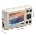 Pikkukuva 3 / 3: Mini ulkoilukäyttöön tarkoitettu 16MP 720P 30FPS 4X zoom HD digitaalinen videokamera kulta