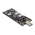Miniatyrbillede 4 af 5: M.2 til USB 3.0 Adapter NGFF Key B 3G/4G/5G Riser Modul Test med Dual SIM-kortslot