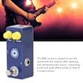 Miniatyrbild 8 av 8: Multi Effekt Gitarpedal Aluminiumlegering Elektrisk Gitar Effektpedal för Uppträdande DC 9V 12mA