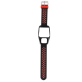 Miniatyrbillede 1 af 5: Smartwatch-rem til TOMTOM Runner3 Adventurer (sort rød)