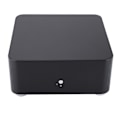 Miniatyrbild 2 av 5: Mini ITX-datorfodral i aluminiumlegering HTPC-fodral Mini PC-datorfodral (L80 svart USB2.0)