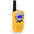 Miniatyrbild 5 av 5: Håll Kontakten: Barnens Walkie Talkies med Ljusgul Färg, Lättanvända Funktioner och Säkert ABS-Material, Perfekt för Vardagsäventyr