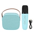 Pikkukuva 1 / 5: Mini-karaoke-kone langattomalla mikrofonilla, kannettava Bluetooth-kaiutin lapsille ja aikuisille
