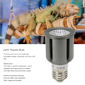 Miniatyrbillede 7 af 8: Reptilvarmelampepære UVA UVB LED 3 i 1 Erstatningsreptilsolariumspære til skildpadder Firben 220V ND-30 5.0