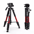 Miniatyrbilde 1 av 5: Kamera Stativ for Canon Nikon Sony, Lett Reise Stativ med Bæreveske, Aluminium Profesjonelt Kamera Stativ for DSLR/SLR