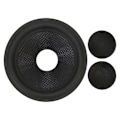 Miniatyrbild 1 av 5: Pappershögtalarkon Drum Paper 1 tum innerdiameter Gummi Surround Subwoofer Koner Drum Paper för 4 tum högtalare