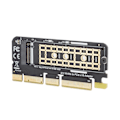 Miniatyrbild 5 av 5: M.2 NGFF SSD till PCI-E 3.0 X16 Höghastighets SSD Hårddisk Adapter Expansionskort