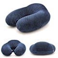 Miniatyrbild 5 av 5: Lyxig Resekudde i Memory Foam, Tempur-Pedic-inspirerad Design för Personlig Komfort, Sammet Örngott i Memory Foam Säkerställer Skonsam Hudvård