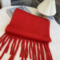 Miniatyrbillede 5 af 5: Halstørklæde til mænd og kvinder - Vinterhalstørklæde i blødt cashmere-look