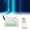 Pikkukuva 1 / 8: 8-kanavainen rele 8CH 10A DC 12V-36V lamppujen ohjausradiokytkinrelemoduuli kaukosäätimellä