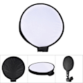 Miniatyrbilde 1 av 2: Mini bærbar rund skjønnhetsfat Speedlite Flash Diffuser Softbox (40cm)
