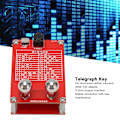 Miniatyrbilde 6 av 8: Automatisk telegrafnøkkel 5V CW Morse-koder Nøkkel med magnet fast base for kortbølgeradio 3,5 mm utgangsgrenseflate