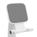 Miniatyrbilde 5 av 8: Justerbar skrivebordsstativ for mobiltelefon og nettbrett, webcast, online-møte, telefonholder, hvit (plast)