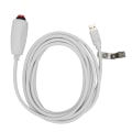 Pikkukuva 2 / 8: Hoitajakutsunappin kaapeli USB-liitännällä, yleiskäyttöinen vaihtopainikekotelo pidikkeellä hoitajan asemalle 9,8 jalkaa