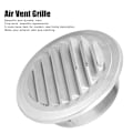 Miniatyrbild 7 av 8: Väggmonterat Grillgaller, Rostfritt Stål Ventilationsgaller För Oavbruten Luftcirkulation, Justerbar Ventilationsventil Säkerställer Exakt Luftkontroll,