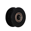 Miniatyrbild 4 av 5: 3D-skrivartillbehör 5 mm håldiameter Idler-remskiva H-formad tandlös 6 mm kuggrem (svart)