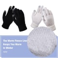 Miniatyrbillede 3 af 5: Vinter Touchscreen Handsker Varme Fleece Foret Strikkede Handsker Elasti