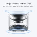 Miniatyrbild 2 av 5: LX-EWA-A106pro Ultra Mini Bluetooth-högtalare - Silvergrå
