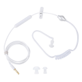 Miniatyrbild 1 av 5: In-ear-headset med luftrörssäkerhetssnäcka med mikrofon för IOS för Android Vit
