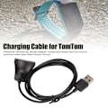 Miniatyrbilde 7 av 8: Laderstasjon for løpeklokke, PVC, 1 m lang, strekksikker ladekabel for TomTom Spark Runner 2/3