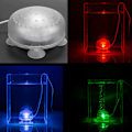 Miniatyrbillede 3 af 5: LED Multicolor Mini Vandtæt Rund Akvarielys Nedsænkelig