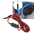 Miniatyrbilde 1 av 8: Headset-kabel med innebygd mikrofon, erstatningskabel med volumkontroll for Logitech G433 G233 G Pro G Pro X PC-telefon
