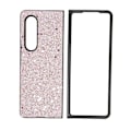 Pikkukuva 2 / 8: Puhelimen suojakotelo Bling Puhelimen kansi Naarmuuntumaton Glitter-kotelo Galaxy Z Fold 3:lle Välkkyvä vaaleanpunainen