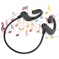 Miniatyrbilde 1 av 8: QLS7 Open Ear Bluetooth-hodetelefoner Trådløse Bone Conduction-hodetelefoner for Jogging Løping Fotturer Sykling