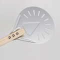 Miniatyrbild 6 av 6: Enkel Pizzavändning, Non-Stick Pizzaspade med Perforerad Design, Portabel Storlek Idealisk för Utomhusäventyr