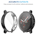 Pikkukuva 2 / 5: 2 kpl Yhteensopiva Galaxy Watch Active2 Kotelo 40mm, TPU Puskuri Koko Ympäri Näytönsuoja Kotelo