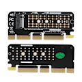 Miniatyrbillede 4 af 5: M.2 NGFF SSD til PCI-E 3.0 X16 High Speed SSD Harddisk Adapter Udvidelseskort