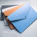 Miniatyrbillede 8 af 8: Filtet Tablet Sleeve Taske Stor Kapacitet Lagdelt Opbevaring Blød Indre Grafisk Tegnetablet Bæretaske til Rejser Kontor