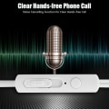 Miniatyrbild 4 av 5: Handsfree-samtal typ C-hörlurar i örat Super Deep Bass typ C-hörlurar med mikrofon för LETV