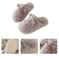 Miniatyrbild 3 av 5: Tofflor för kvinnor Fuzzy Cute Animal Memory Foam Indoor House